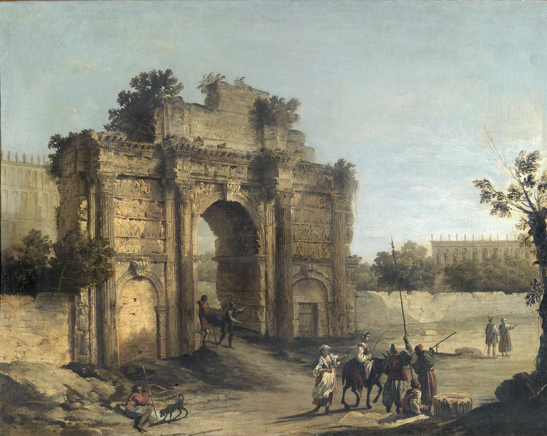 The Arch of Settimio Severo