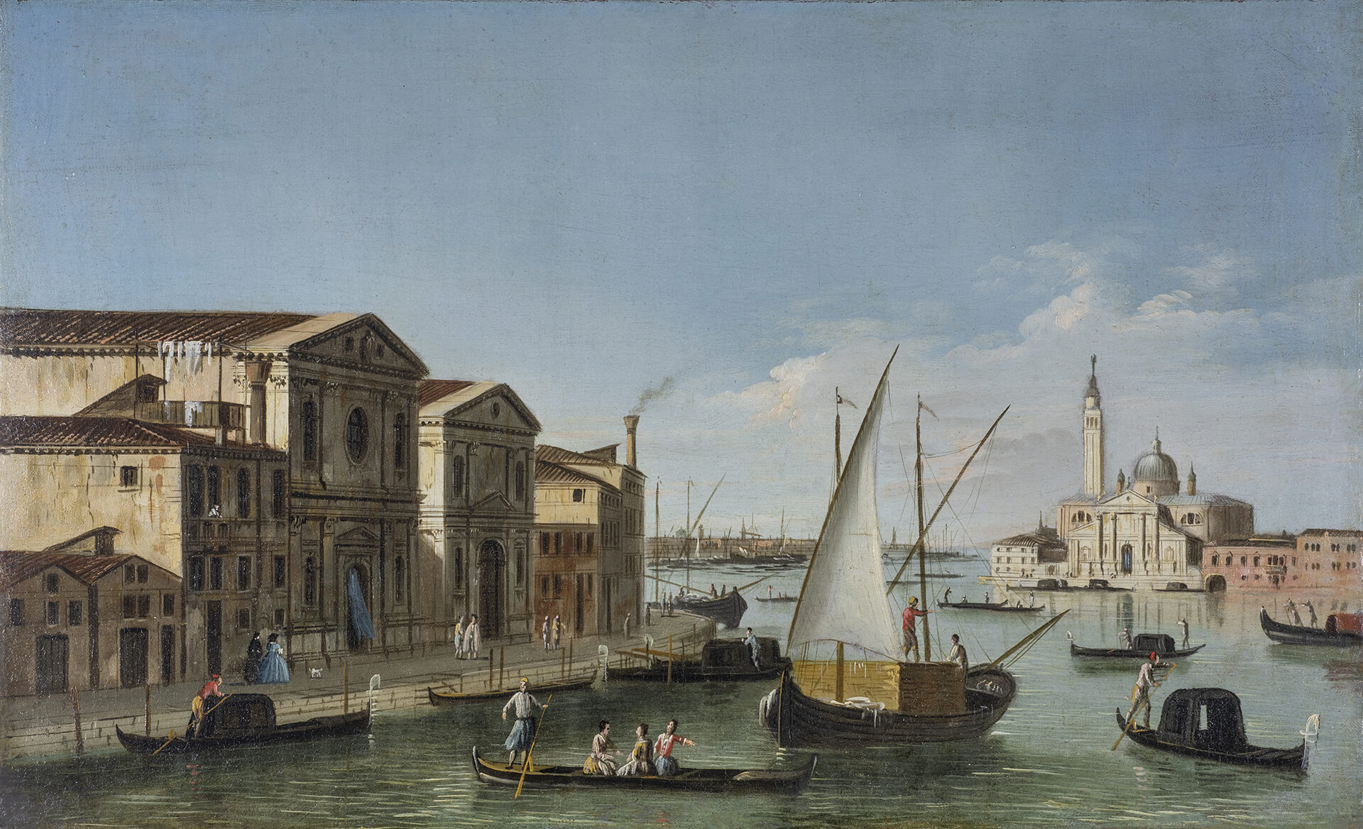 Venice, view of the island of San Giorgio